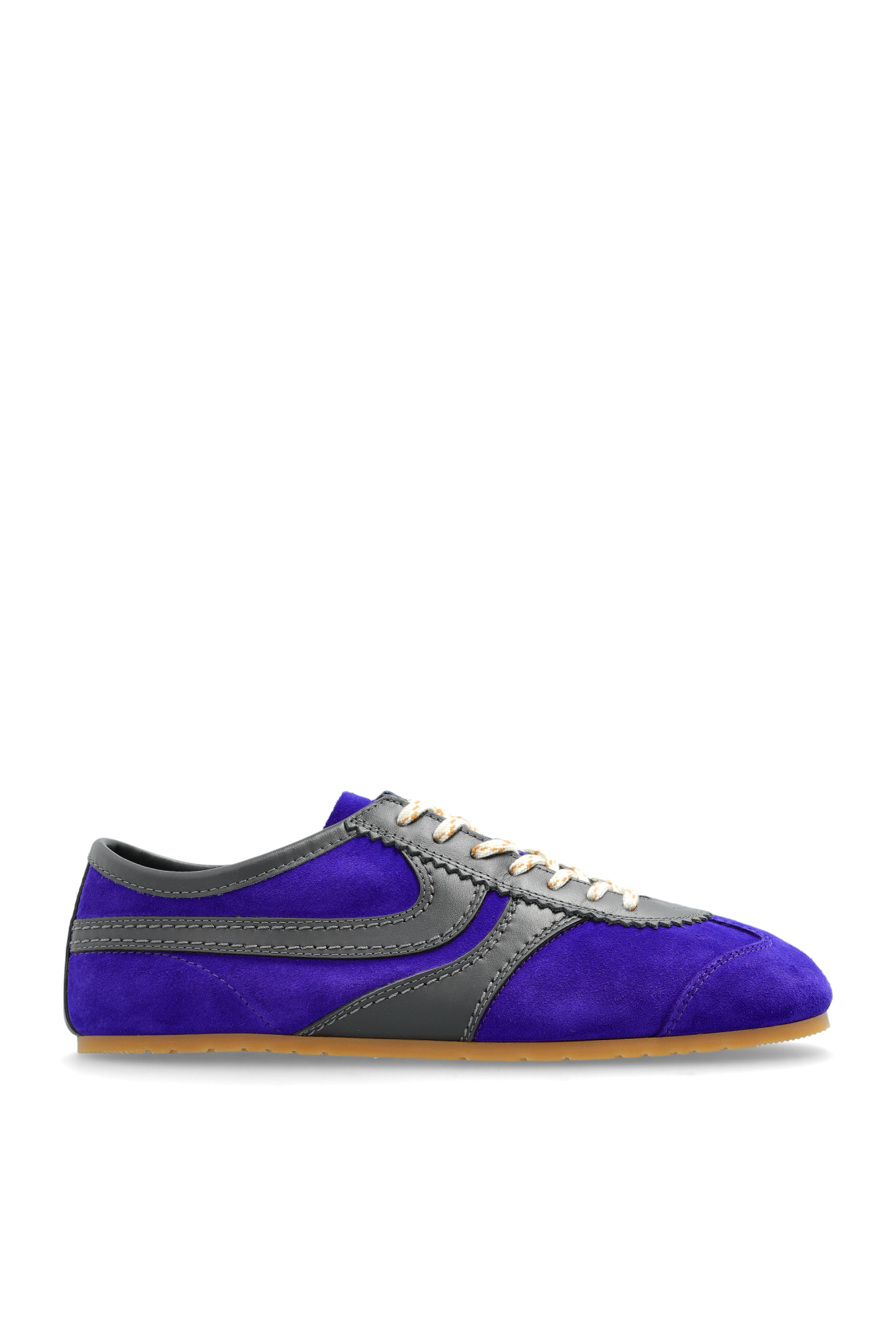 Fioletowy Skórzane buty sportowe Dries Van Noten - Vitkac Polska